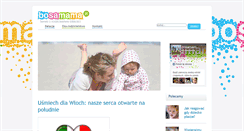 Desktop Screenshot of bosamama.pl