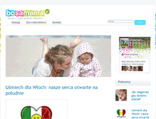 Tablet Screenshot of bosamama.pl
